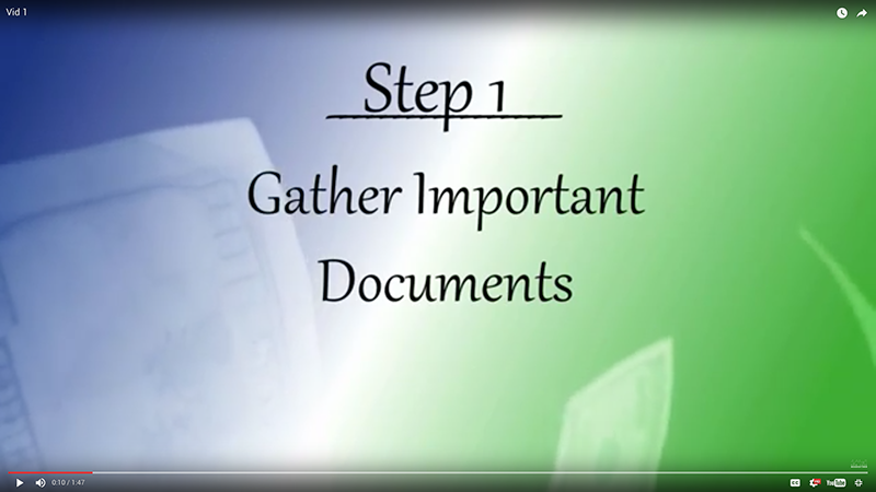 You are currently viewing Your Journey – Step 1: Gather Important Documents