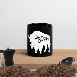 Black Glossy Mug