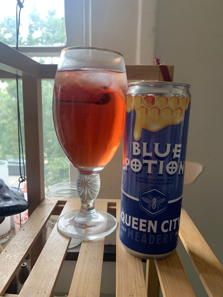 Read more about the article Brews in the Buff : Blue Potion by Queen City Meadery