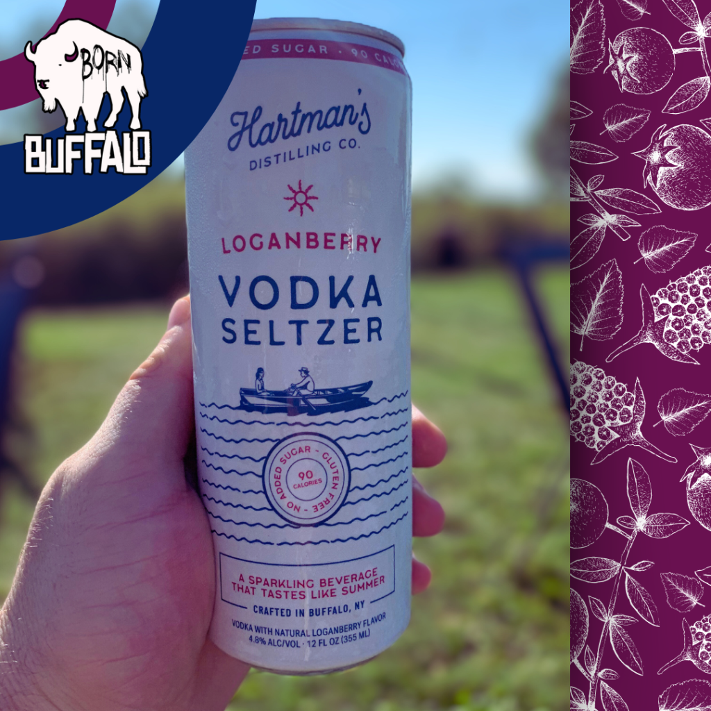 Read more about the article Brews in the Buff : Loganberry Vodka Seltzer by Hartman’s Distillery