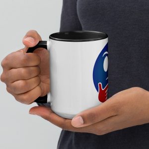 Buffalo Emoji Mug with Color Inside