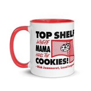 Top Shelf Red/Black Mug with Color Inside