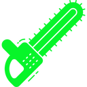 Graphic of chainsaw